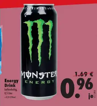 Mäc Geiz Monster Energy Drink Angebot