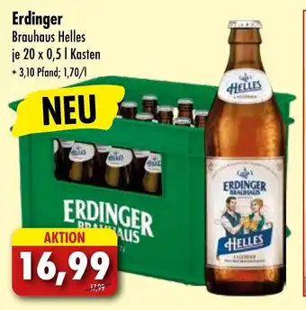 Lösch Depot Erdinger Brauhaus Helles 20x0,5 L Kasten Angebot