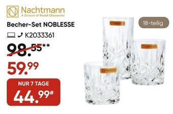 Galeria Nachtmann Becher Set Noblesse Angebot