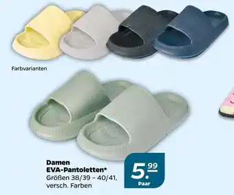 NETTO Damen EVA-Pantoletten 38/39-40/41 Angebot