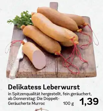 AEZ Delikatess Leberwurst 100 g Angebot