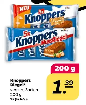 NETTO Knoppers NussRiegel 200g Angebot