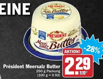 AEZ Président Meersalz Butter 250g Becher Angebot