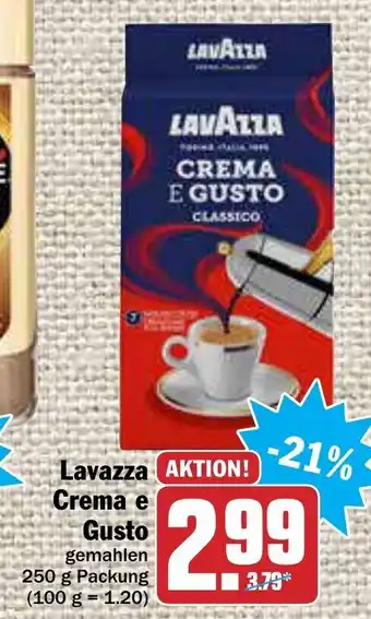 AEZ Lavazza Crema e Gusto 250 g Angebot