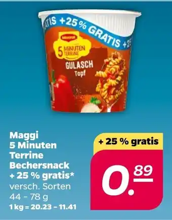 NETTO Maggi 5-Minuten-Terrine 44-78g Angebot