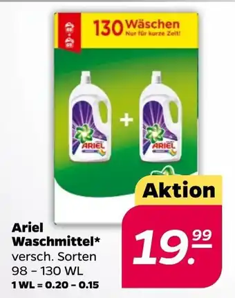 NETTO Ariel Waschmittel 98-130wl Angebot