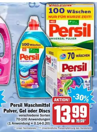 AEZ Persil Waschmittel Pulver, Gel oder Discs Angebot