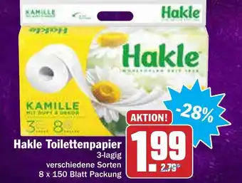 AEZ Hakle Toilettenpapier Angebot