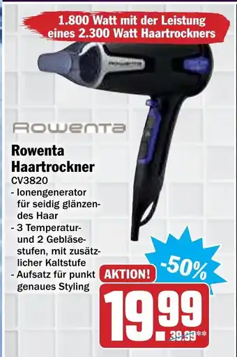 AEZ Rowenta Haartrockner CV3820 Angebot