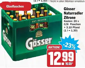 AEZ Gösser Naturradler Zitrone 20x0,5L Angebot