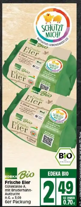 Elli Markt EDEKA Bio Frische Eier 6 st Angebot