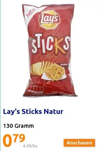 Action Lays Sticks Natur 130g Angebot