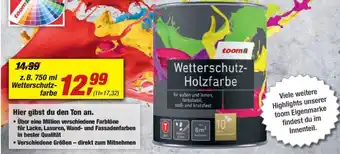 toom Baumarkt Wetterschutzfarbe 750 ml Angebot