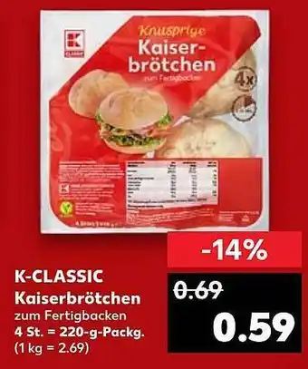 Kaufland K-classic Kaiserbrötchen Angebot