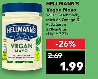 Kaufland Hellmann's Vegan Mayo Angebot