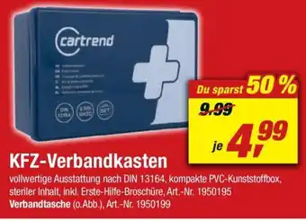 toom Baumarkt KFZ Verbandkasten Angebot