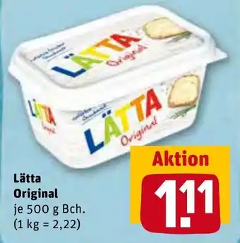 REWE Kaufpark Lätta Original 500 g Bch. Angebot