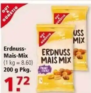 Multi Markt Gut & Günstig Erdnuss Mais-mix Angebot