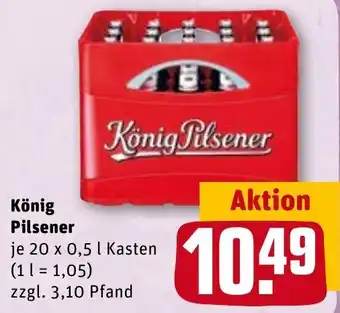 REWE Kaufpark König Pilsener 20x0,5 L Kasten Angebot