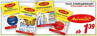 CENTERSHOP Aeroxon Versch. Schädlingsbekämpfer Angebot