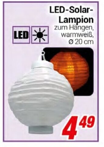 CENTERSHOP LED Solar Lampion Angebot