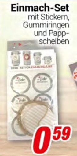 CENTERSHOP Einmach Set Angebot