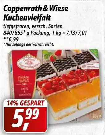 Simmel Coppenrath & Wiese Kuchenvielfalt 840/855 g Packung Angebot