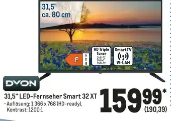 METRO DYON 31,5" LED Fernseher Smart 32 XT Angebot