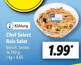 Lidl Chef select asia salat Angebot