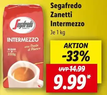 Lidl Segafredo zanetti intermezzo Angebot