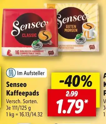 Lidl Senseo kaffeepads Angebot