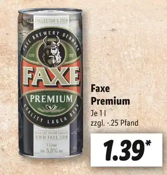 Lidl Faxe premium Angebot