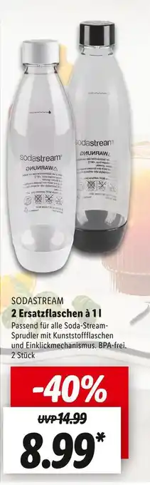 Lidl Sodastream 2 ersatzflaschen à 1 l Angebot