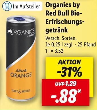 Lidl Organics by red bull bio-erfrischungsgetränk Angebot