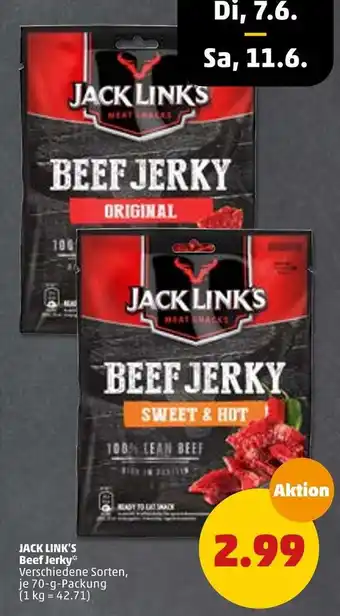 PENNY Jack link’s beef jerky Angebot