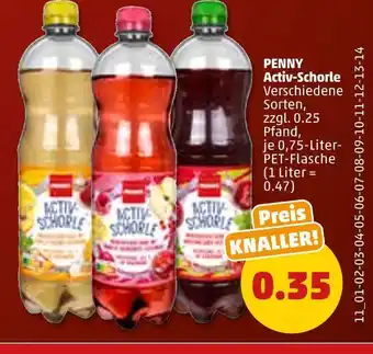 PENNY Penny activ-schorle Angebot