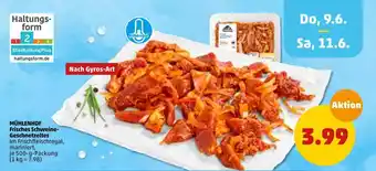 PENNY Mühlenhof frisches schweine-geschnetzeltes Angebot