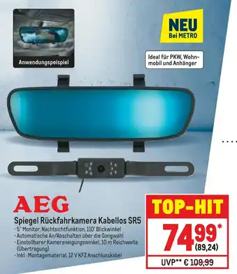 METRO AEG Spiegel Rückfahrkamera Kabellos SR5 Angebot