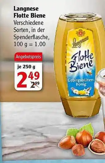 Globus Langnese Flotte Biene Angebot