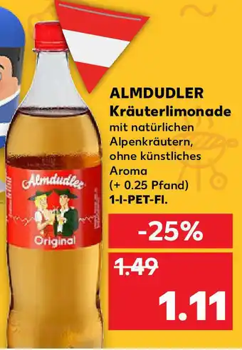 Kaufland Almdudler Kräuterlimonade 1 L-PET-Fl Angebot