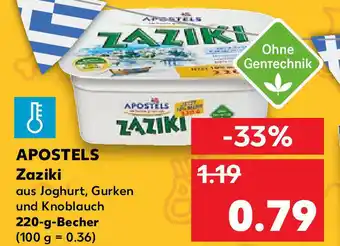 Kaufland Apostels Zaziki 220g Becher Angebot