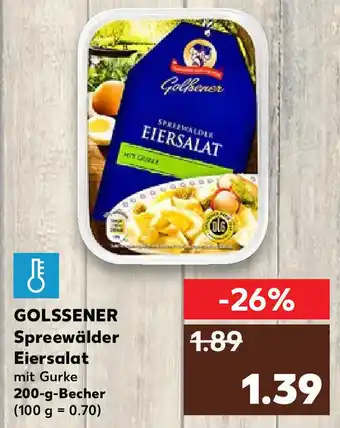 Kaufland Golssener Spreewälder Eiersalat 200g Becher Angebot