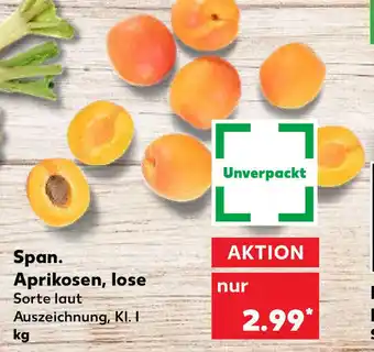 Kaufland Span. Aprikosen, lose Angebot