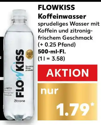 Kaufland Flowkiss Koffeinwasser 500ml Angebot