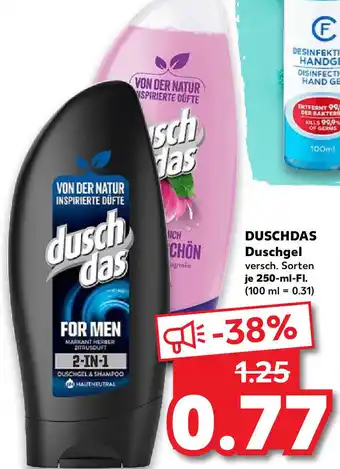 Kaufland Duschdas Duschgel 250 ml Angebot