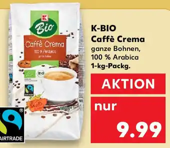 Kaufland K-Bio Caffè Crema 1kg Angebot