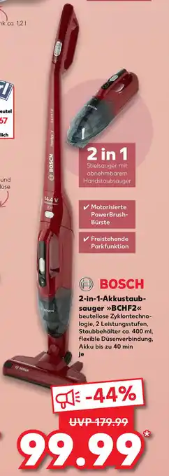 Kaufland Bosch 2in1 Akkustaubsauger BCHF2 Angebot