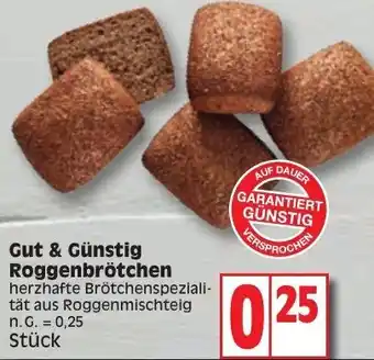 Edeka Gut & Günstig Roggenbrötchen Angebot