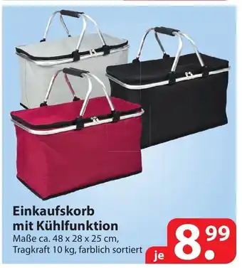 Famila Nord Ost Einkaufskorb mit Kuhlfunktion Angebot