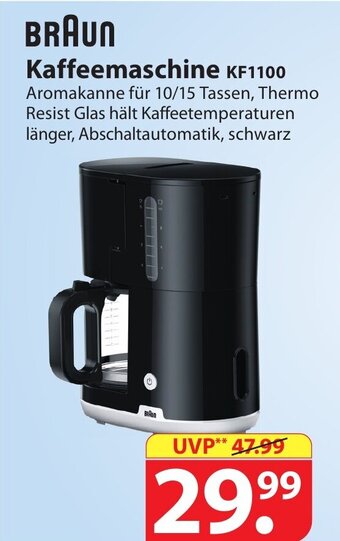 Famila Nord Ost BRAUN Kaffeemaschine KF1100 Angebot